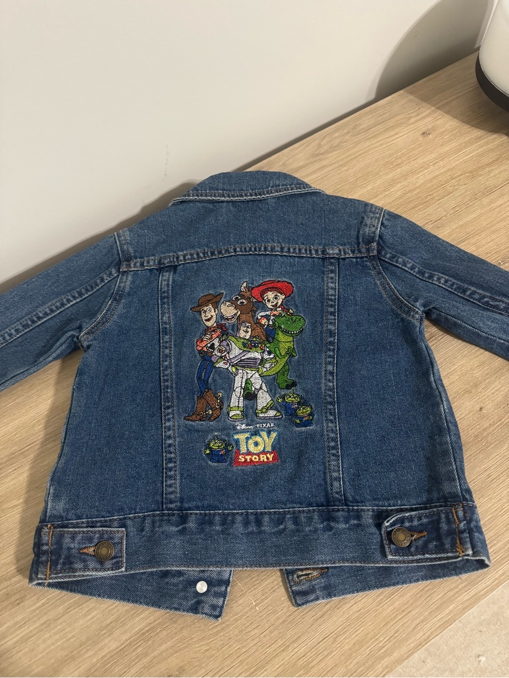 Disney Toy Story Embroidered Denim Jacket - Blue